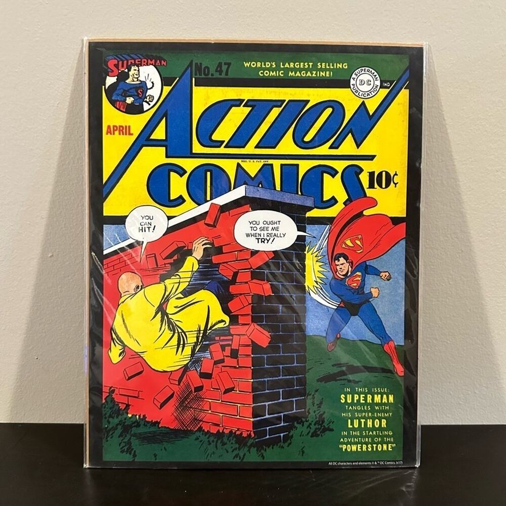 Poster: DC Comics - #47 Action Comics, April 1942